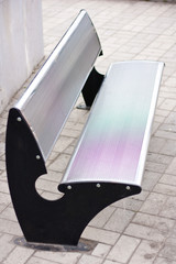 stainless steel bench