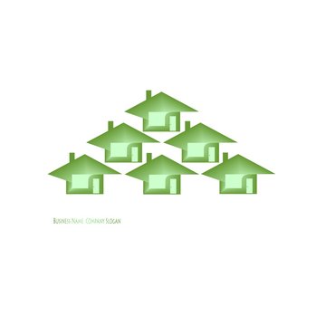 ecology Green Icons House