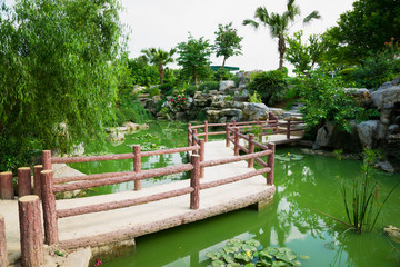 Fototapeta na wymiar classical Chinese garden