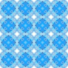 Intricate Blue Tile Pattern
