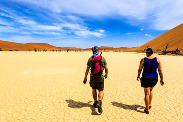 Wanderer im Deadvlei