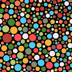 Colorful Circle Seamless Background