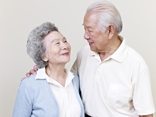 senior asian couple