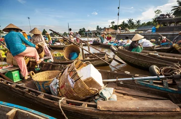 Deurstickers Mekong delta © Galyna Andrushko
