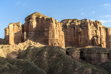 Danxia landform in Zhangye, Gansu of China