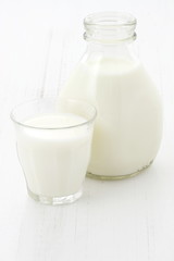 Obraz na płótnie Canvas Delicious milk pint