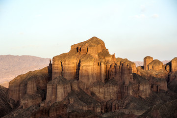 Danxia landform in Zhangye, Gansu of China