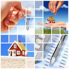 Real estate collage.