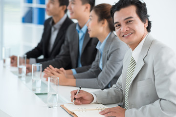 Confident businessman