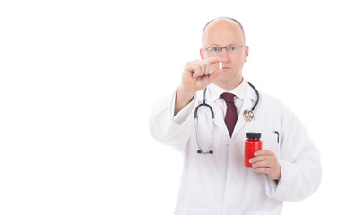 Fototapeta premium Doctor with pill