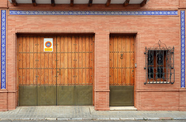 door and garage