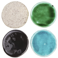 Handmade pottery circles