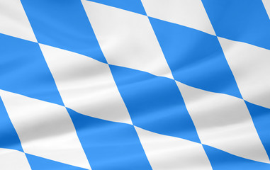 Flagge von Bayern - offizielle Rautenanzahl
