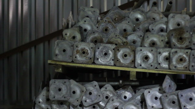 Steel and iron spare parts of scaffolding and form-work factory