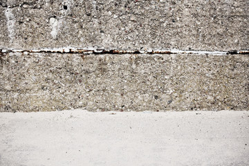 Grunge cracked concrete wall