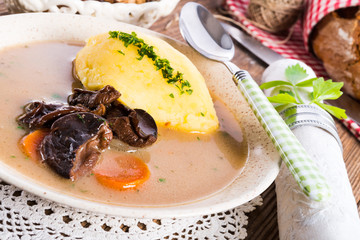 mushroom soup