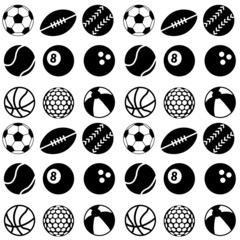 Fototapeta premium seamless ball pattern