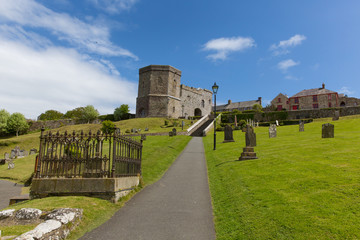 Fototapeta premium St Davids Cathedral cemetery Wales Pembrokeshire