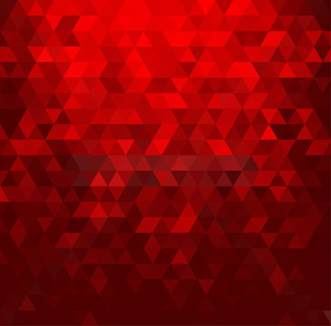 Abstract red mosaic background