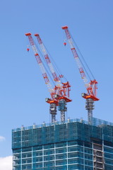 crane on a construction site