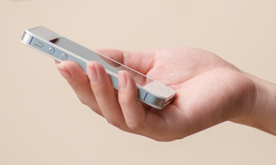 smartphones in the hands of