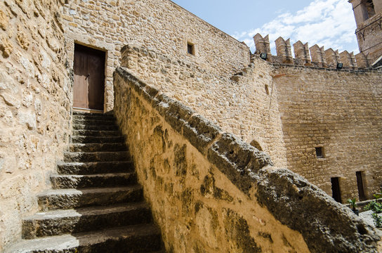 Castle in Carini, Sicily, Italy