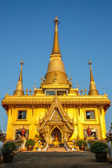 Naklejka premium Castle of buddhism in Thailand'temple