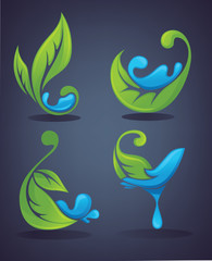 bright leaves and fresh water