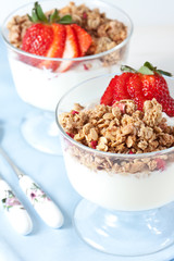 Muesli with greek yogurt