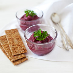 Beetroot mousse