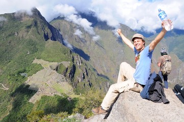 Blick auf Machu Picchu