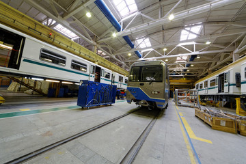 Coaches in assembling shop floor