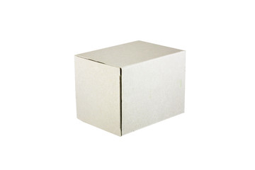 cardboard box isolated on white background