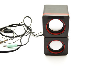 Schwarze Lautsprecher für Computer © kevma20