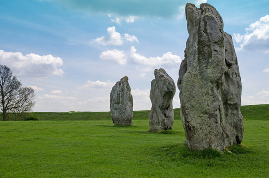 Standing stones at Avebury, England