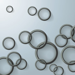 Abstract Rings Bubbles
