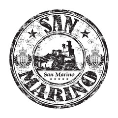 Fototapeta premium San Marino grunge rubber stamp