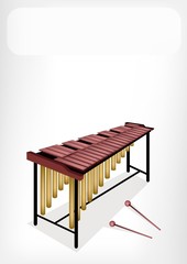 Two Retro Marimba with A White Banner