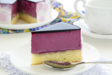 Blueberry-yogurt cake.