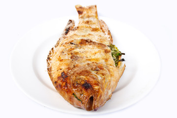 Red tilapia grill