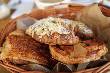 Selection of croissants
