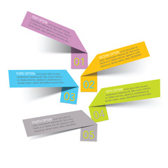 sticker banners, grouped, easy to modify