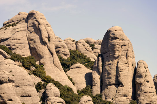 El Elefante y la Momia. Formaciones de Montserrat