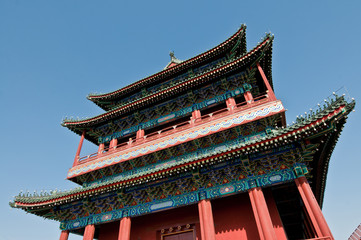 Obraz premium Zhengyangmen Gatehouse commonly called Qianmen in Beijing, China