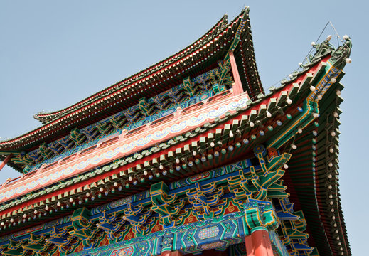 Zhengyangmen Gatehouse commonly called Qianmen in Beijing, China