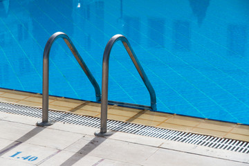 Obraz premium Stair of Swimming Pool