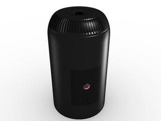 Black gadget on a white background №1