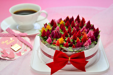 ケイトウのケーキ