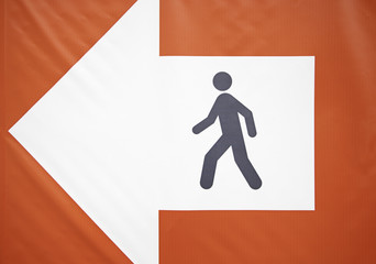 Pedestrian signal direction