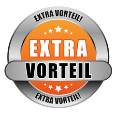 5 Star Button orange EXTRA VORTEIL EV EV